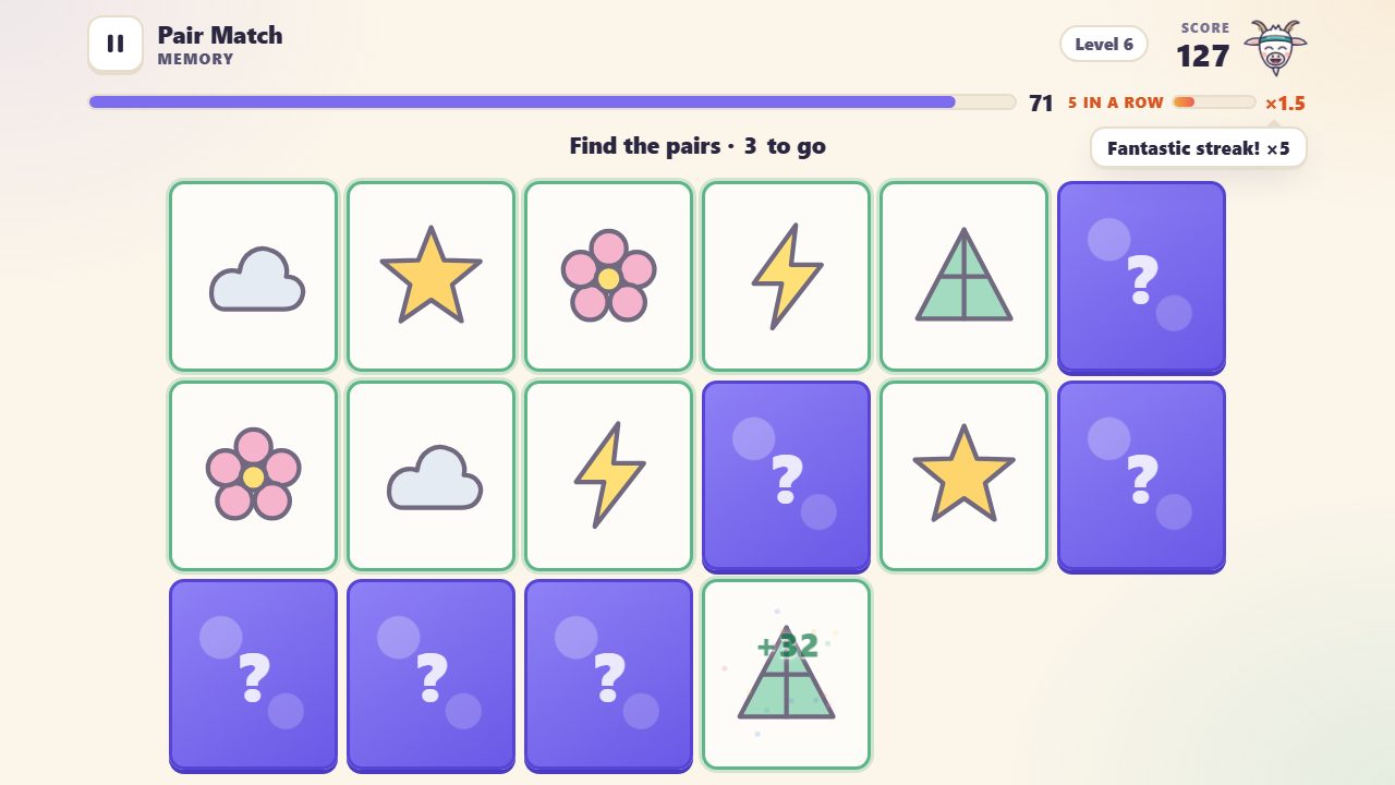 Brain Gym gameplay