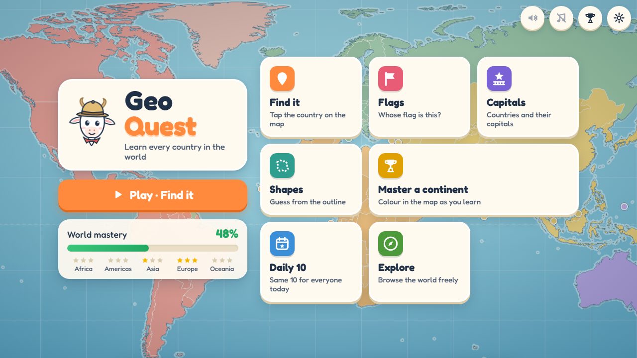 Geo Quest gameplay