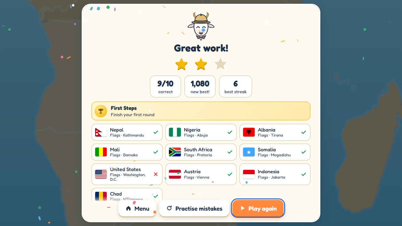 Geo Quest gameplay