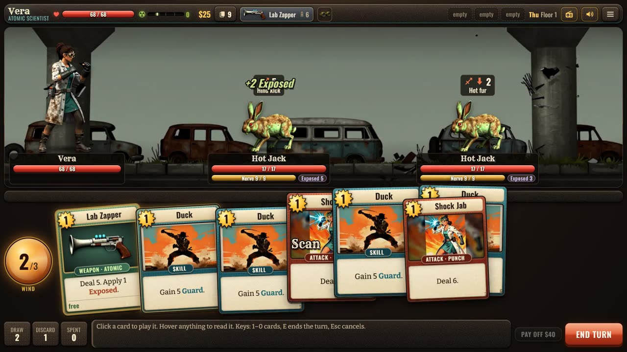 Nuke Deck gameplay
