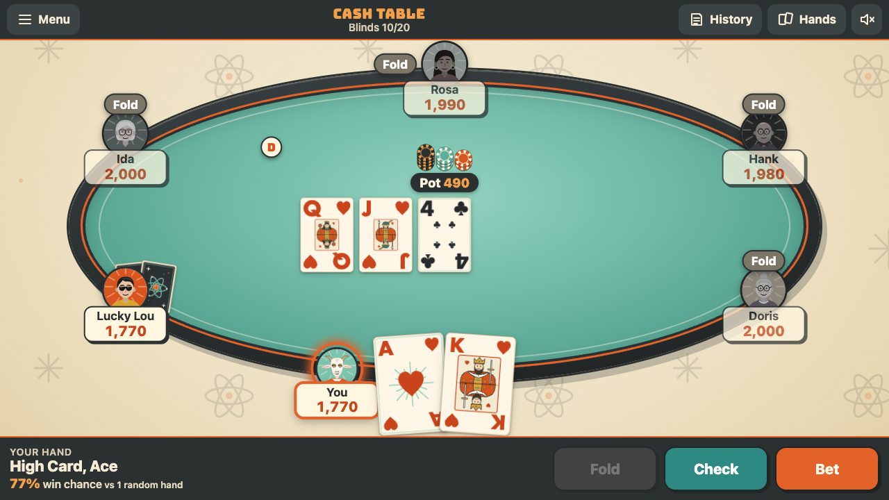 Poker gameplay