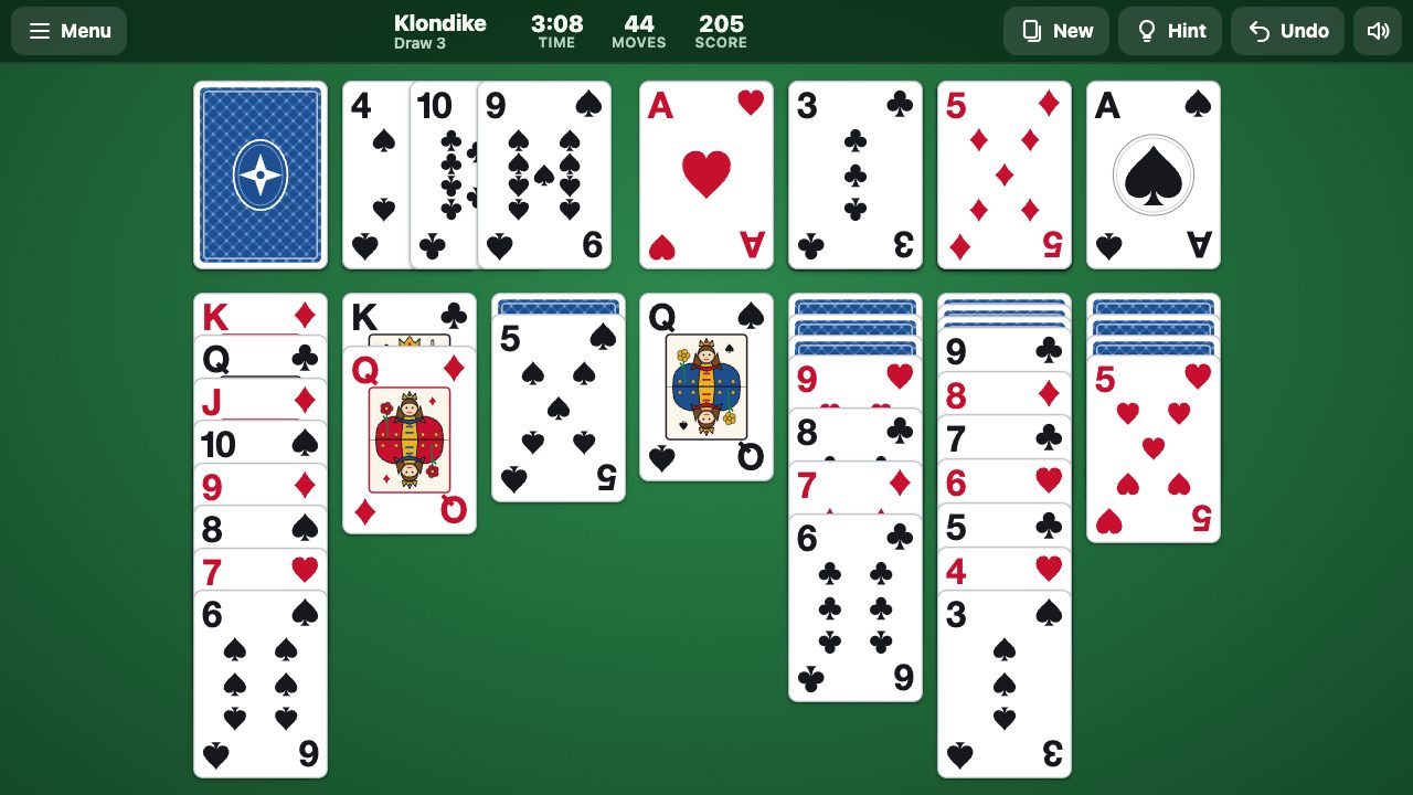 Solitaire gameplay