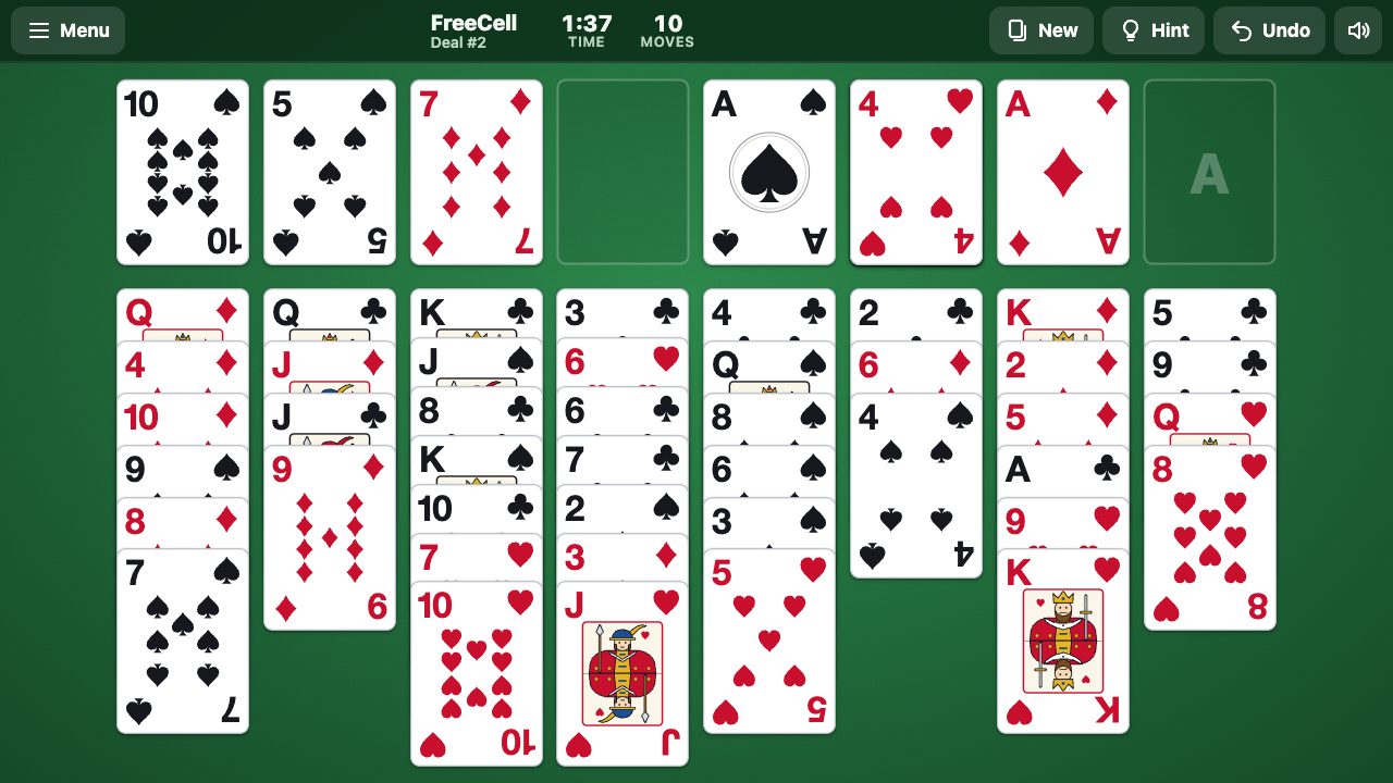 Solitaire gameplay